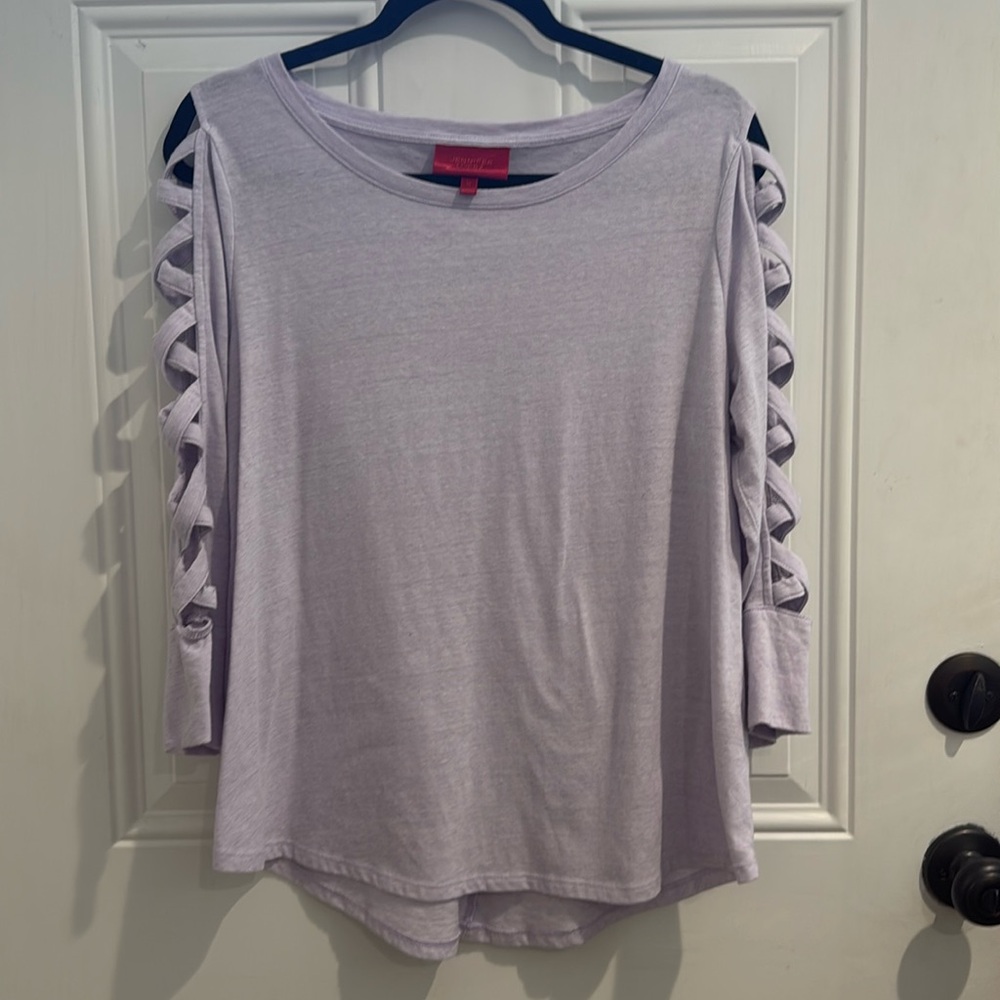 Jennifer Lopez long sleeve Top. Size Medium.